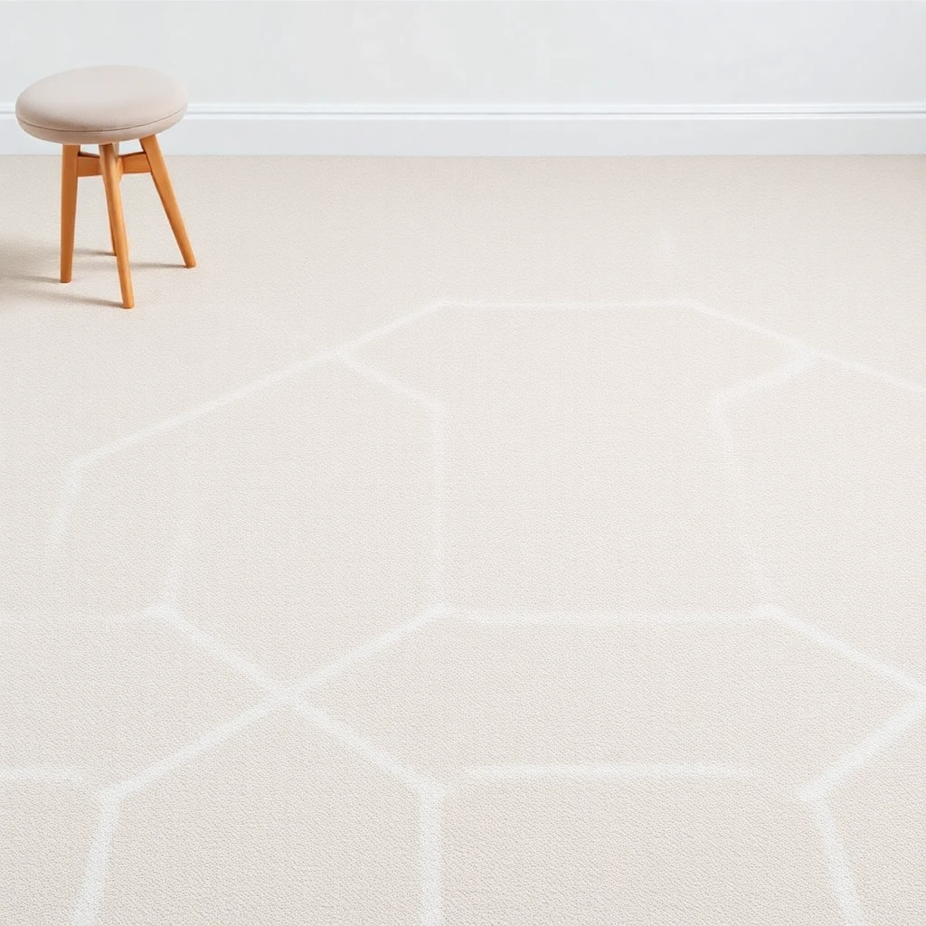 Contemporary Scandinavian carpet in neutral tones